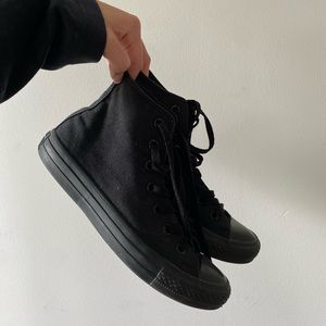 CONVERSE- Heel all black